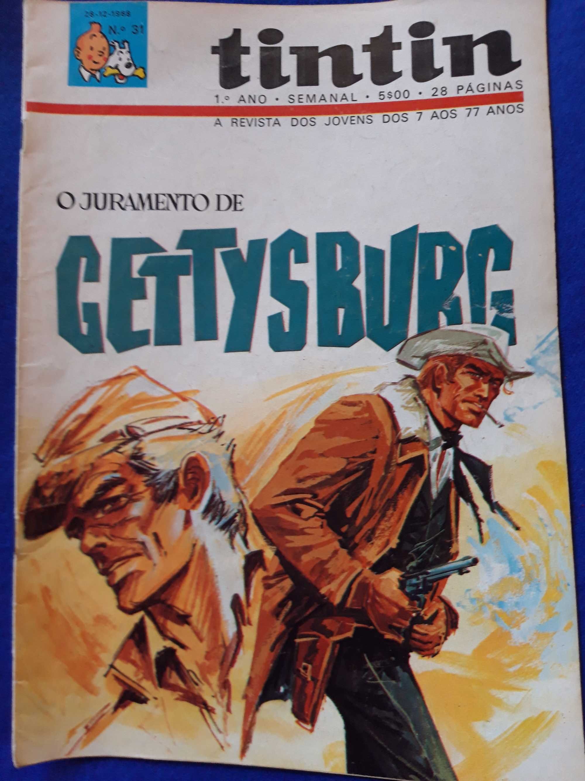 BD - Revistas Tintin. Veja listagem.
