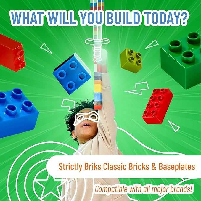 Strictly Briks kompatybilny z dużymi klasycznymi klockami Lego 30x40