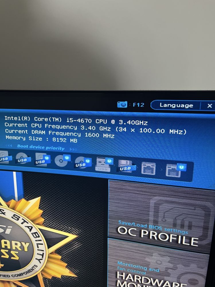 Komputer Gamingowy GTX 1050TI  I5 4670