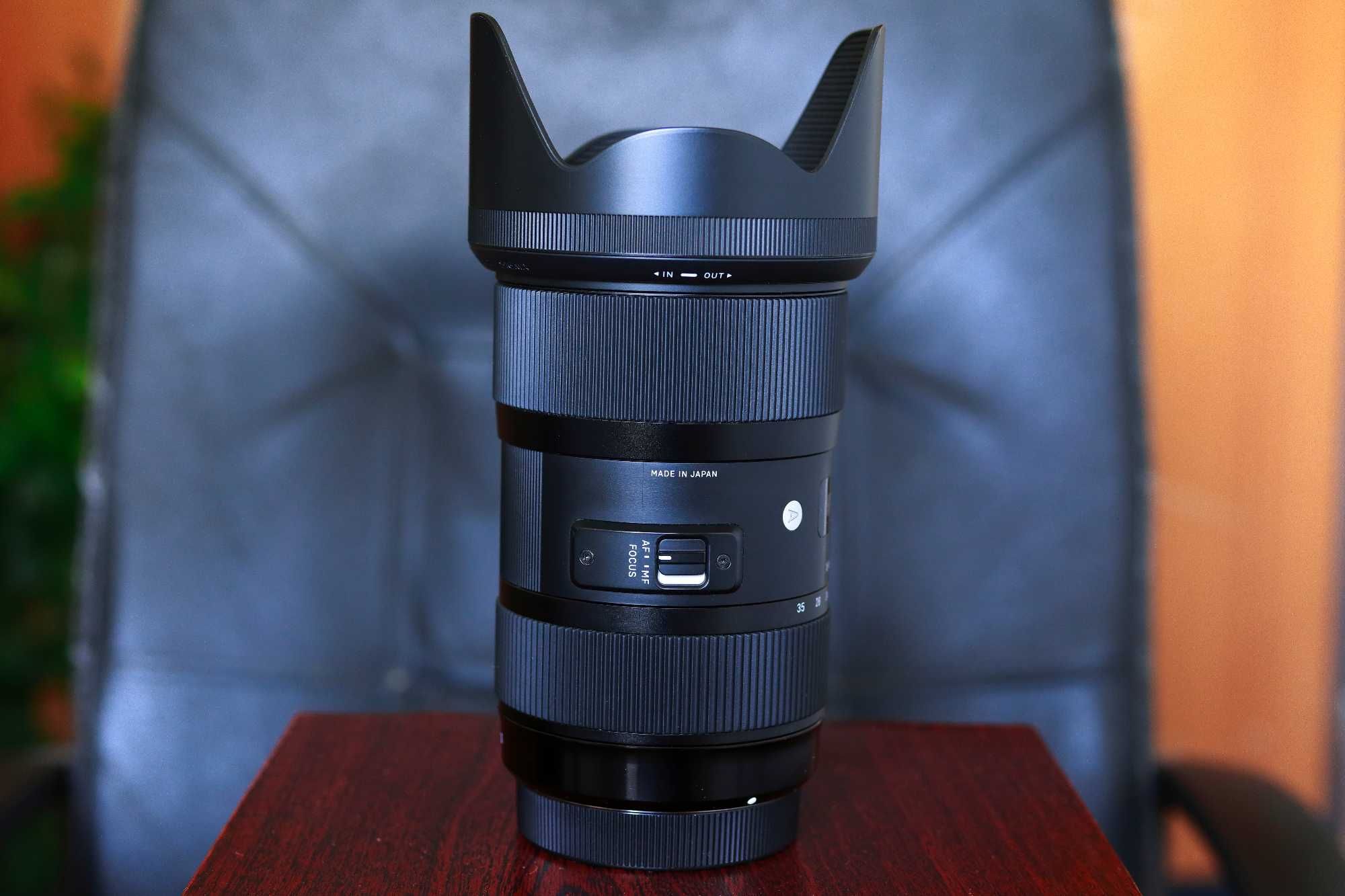 Sigma A 18-35 mm f/1.8 DC HSM dla Canon + filtr cpl Hoya PRO1 Digital