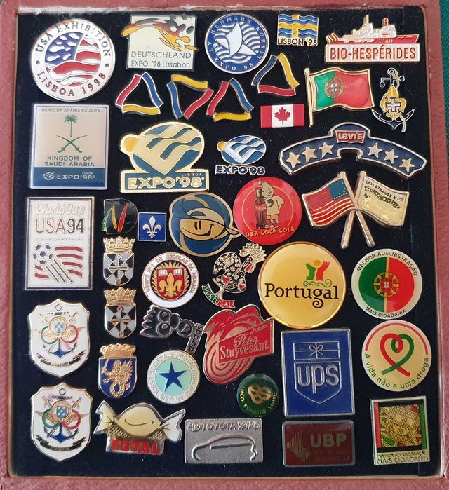 Diversos PIN'S / Crachás / Emblemas de coleção - vintage