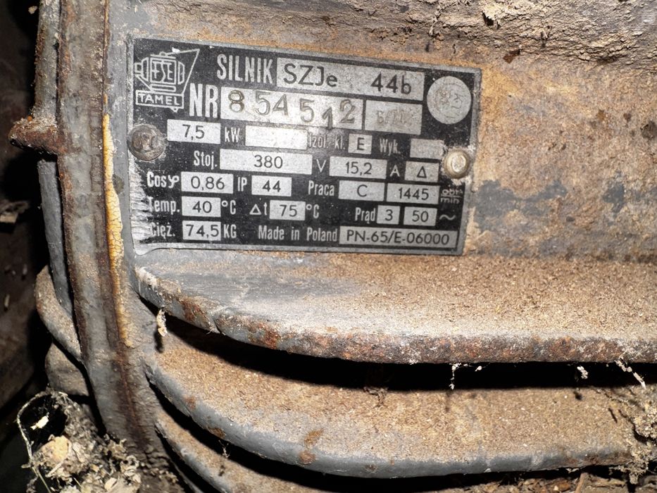 Silnik Tamel 7,5 kW 1445 obr.