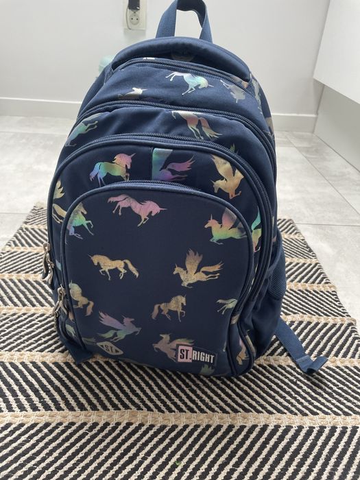 Plecak 4 komorkwy jednorozce konie St Right