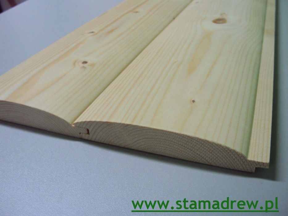 Deska elewacyjna SECA profil D 24x146mm jakość AB-VEH świerk