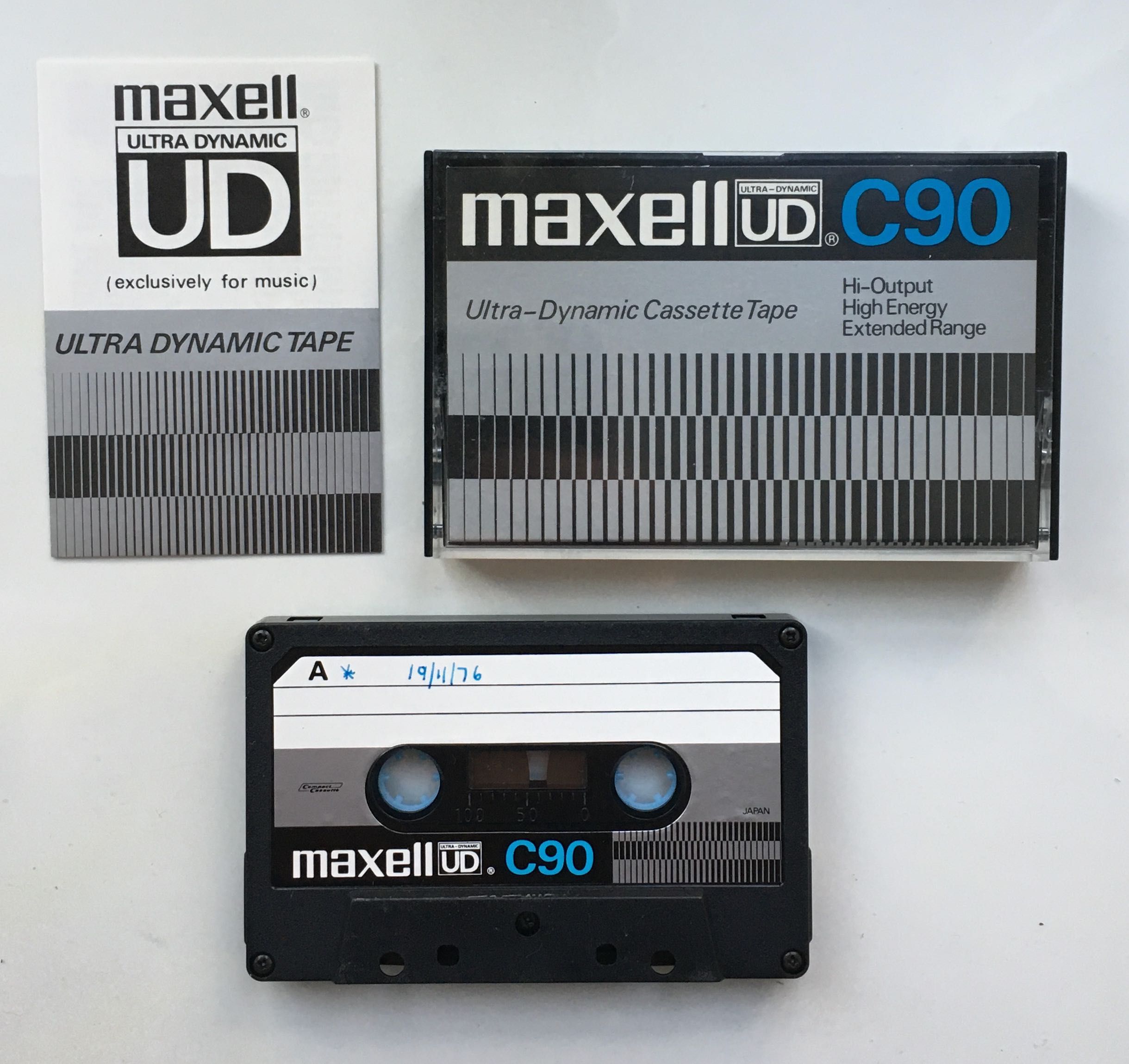 Аудіокасета Maxell UD C-90 1972