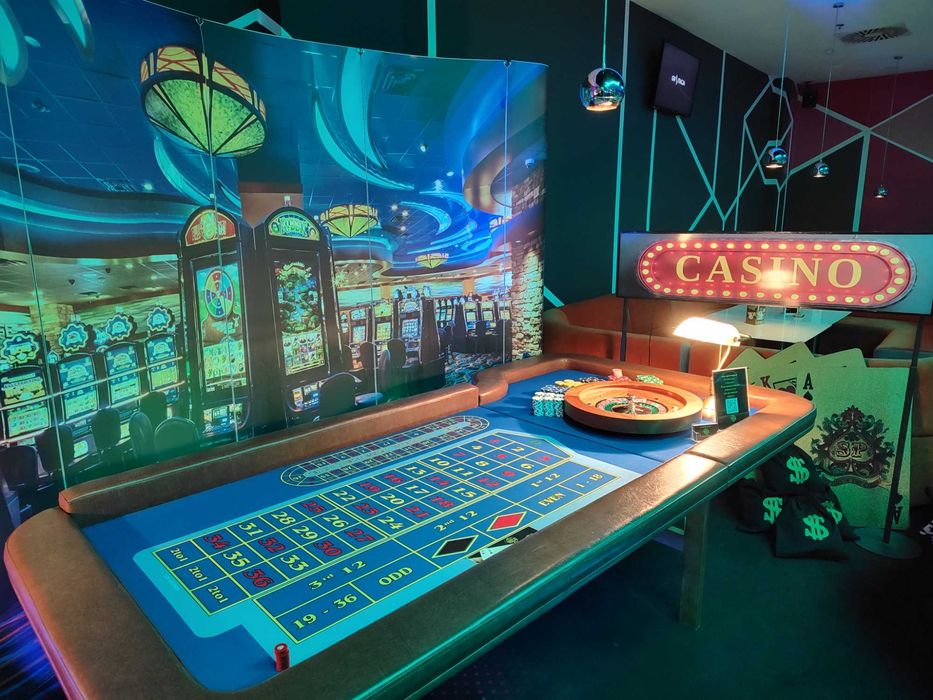 Impreza w stylu Vegas. Wigilia firmowa, urodziny. Ruletka, atrakcja.