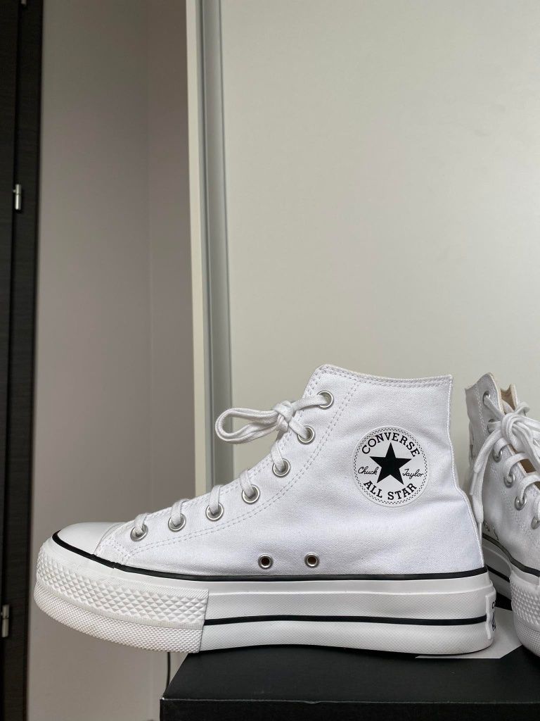 Converse Lift platform white r.40 nowe