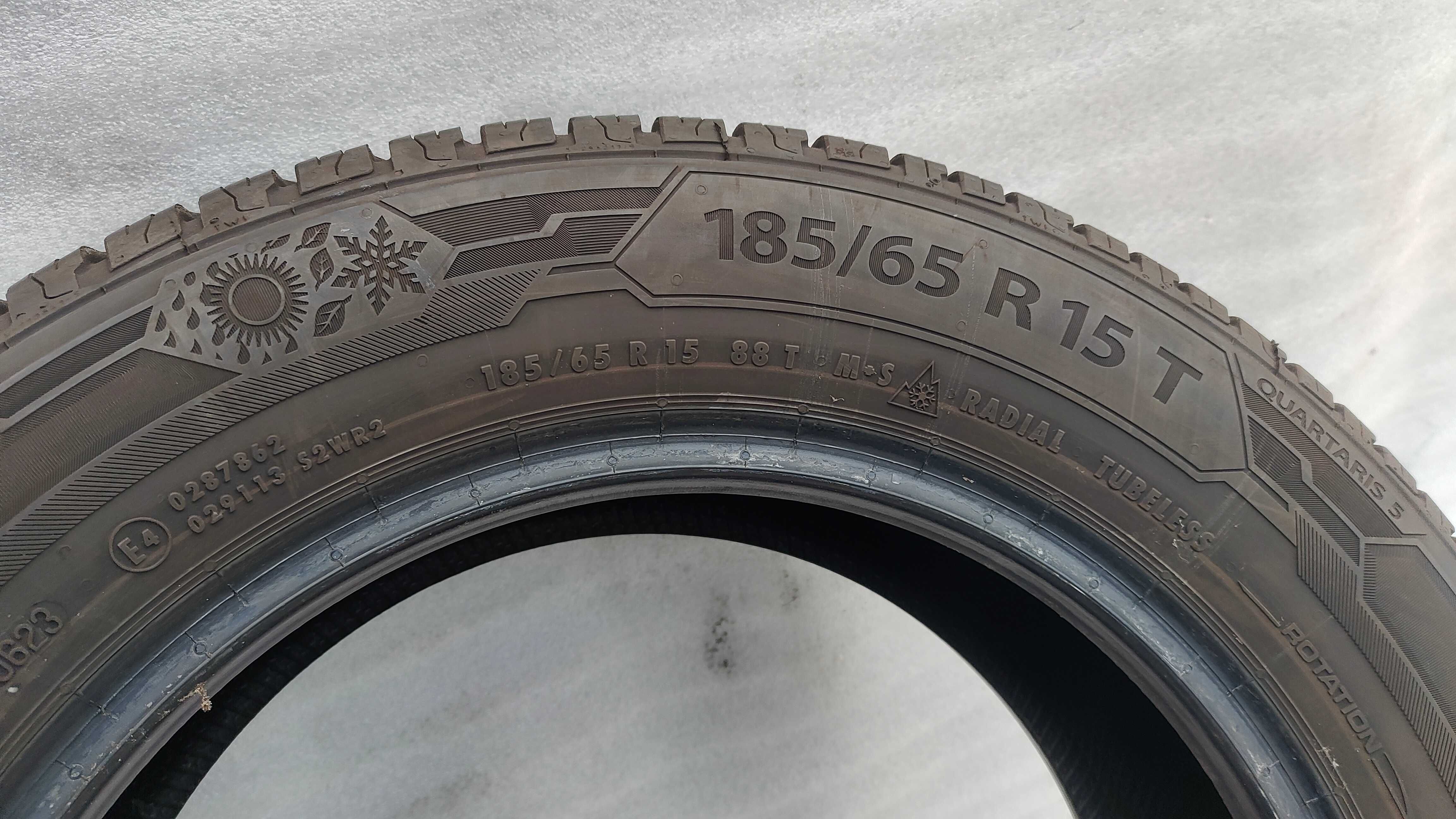 Opony Całoroczne 185/65/15 Goodyear 2szt 8,3mm 2023r
