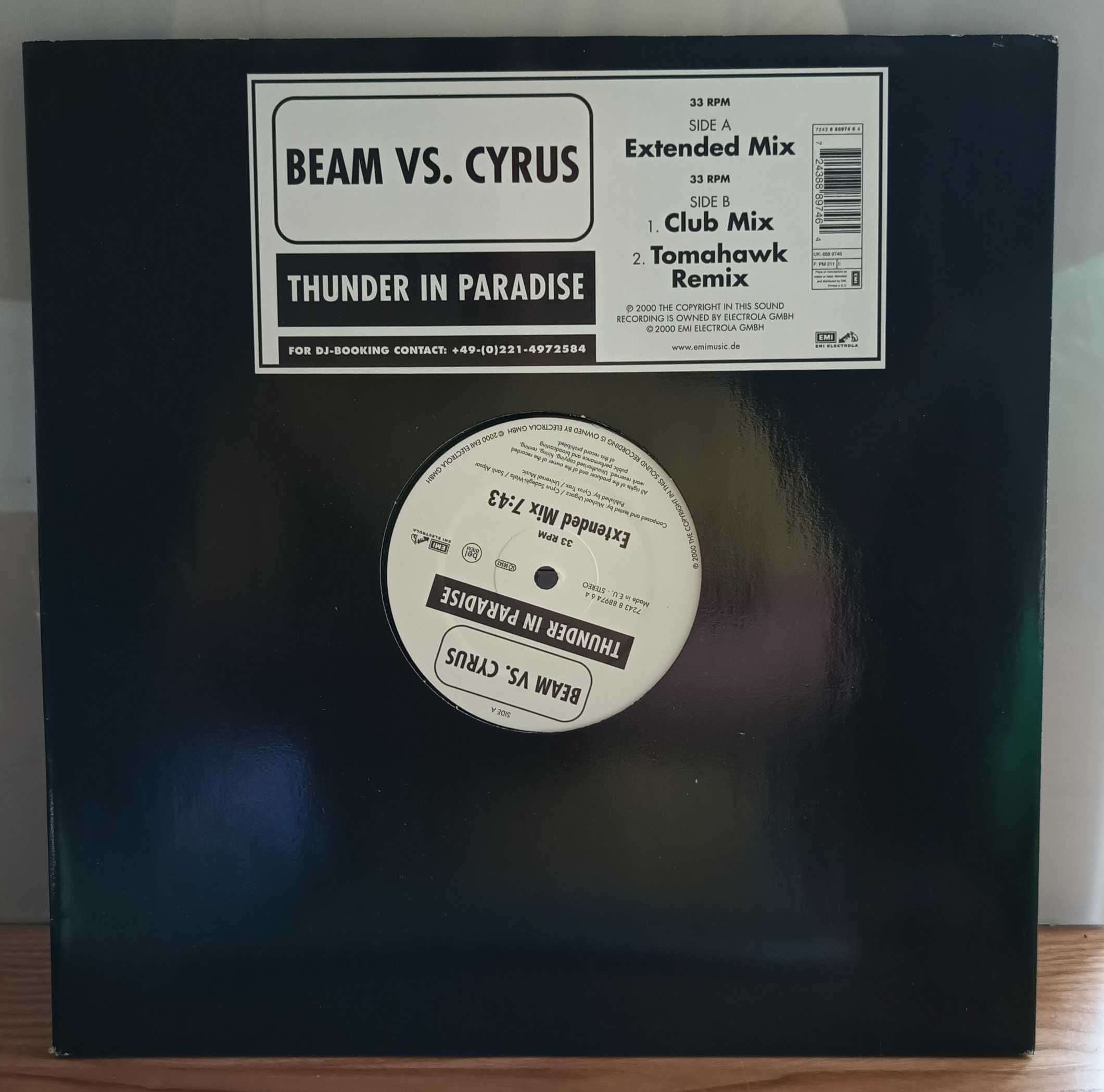 Beam vs Cyrus - Thunder in Paradise Winyl Trance Klasyk