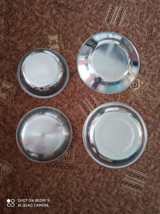 Тарелки, миски нержавейка