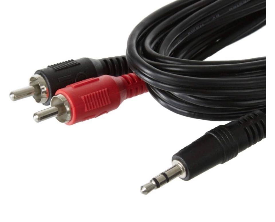 HAMA Kabel audio Mini Jack 3,5mm – 2xCinch - 2 metry