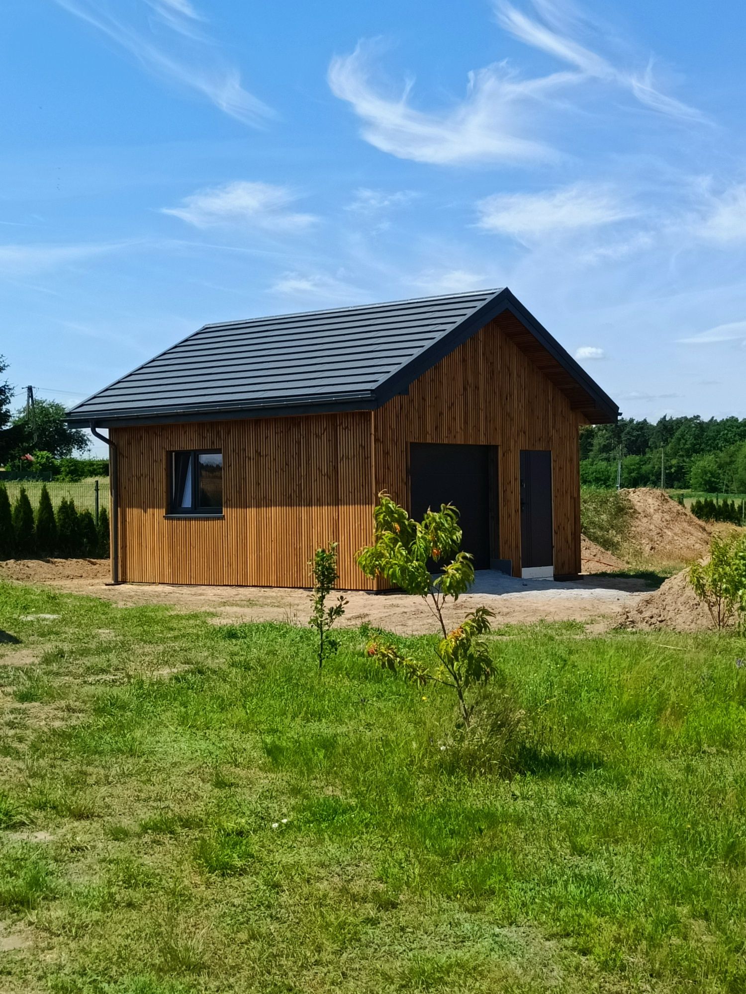 Konstrukcję drewniane-Garaz 35m2-Wiata