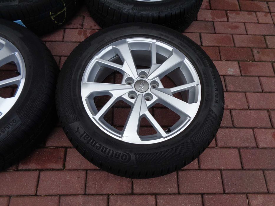 Alufelgi 18 Audi Q3 Kodiaq VW Tiguan z oponami 235/55/18 7/8mm BDB ORG