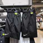 Nike Шорты найк с бираками черные