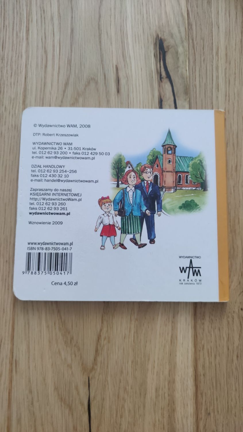 Książeczka dla dzieci Niedziela Joanna Wilkońska wydawnictwo WAM