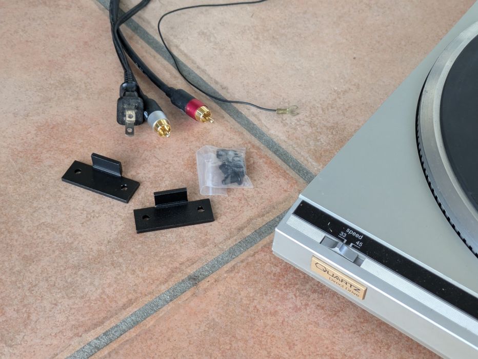 Gira discos technics sl-q200 quartz | agulha nova