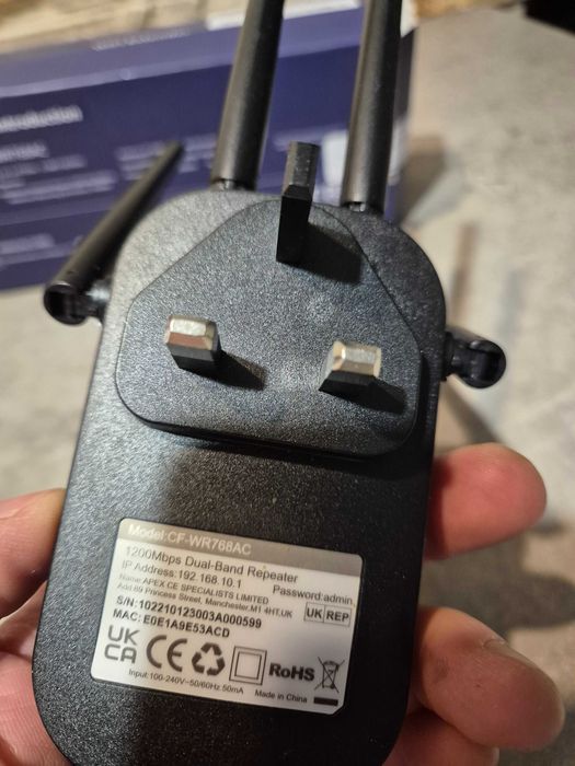 QLOCOM 2024 Nowy potężny wzmacniacz WiFi do domu 1200 Mb s