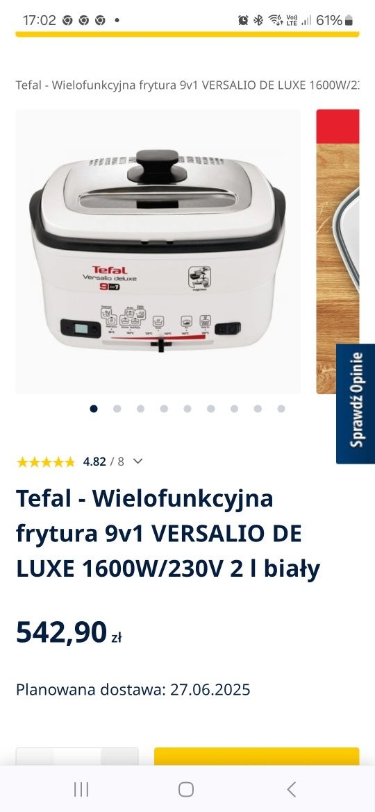 Wielofunkcyjna frytura Tefal 9w1