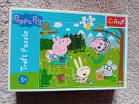 Puzzle Świnka Peppa 3+ trefl 30szt jak nowe