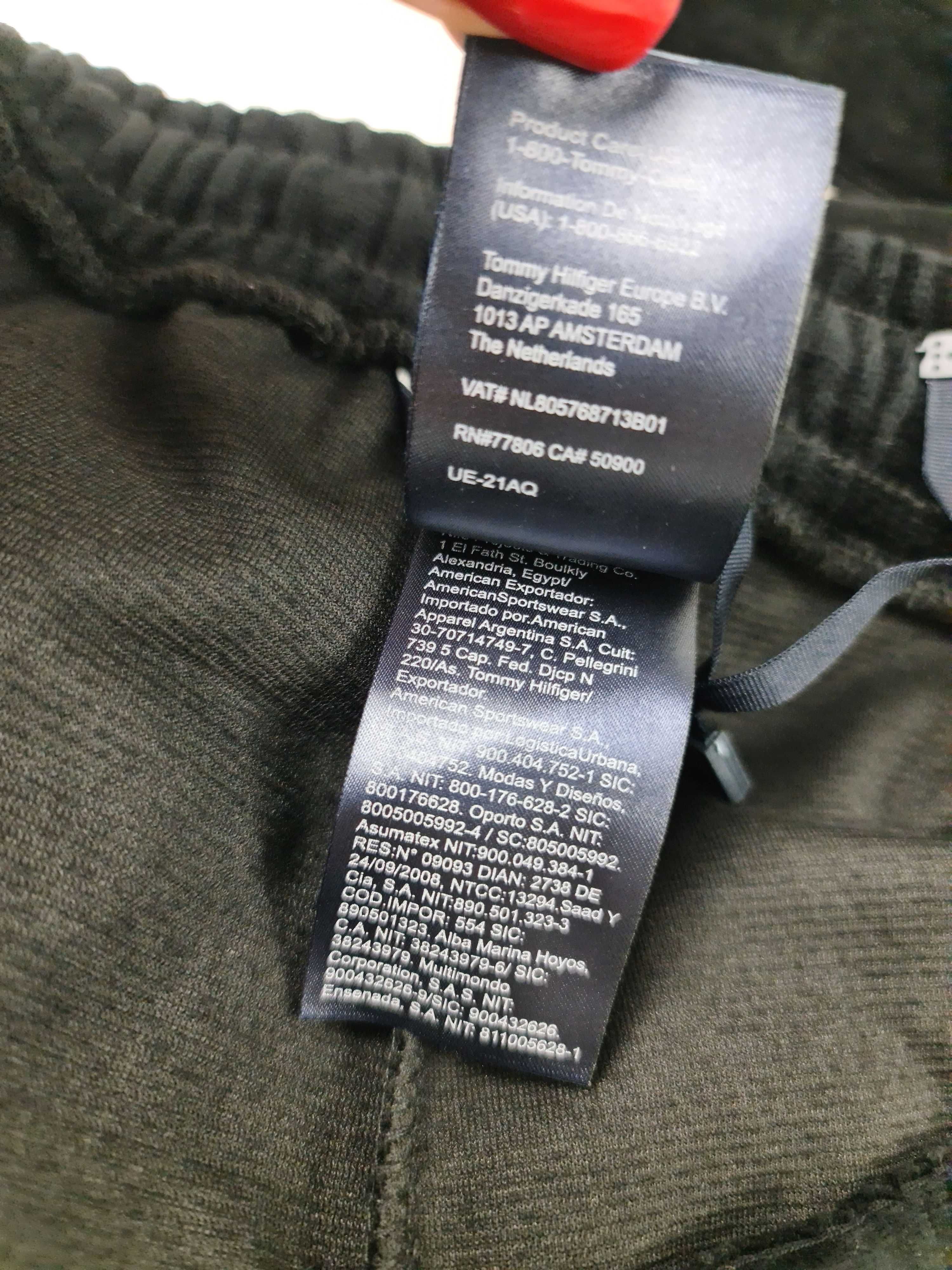 Komplet dresu Tommy Hilfiger Ultra Premium dres welur lampas OUTLET