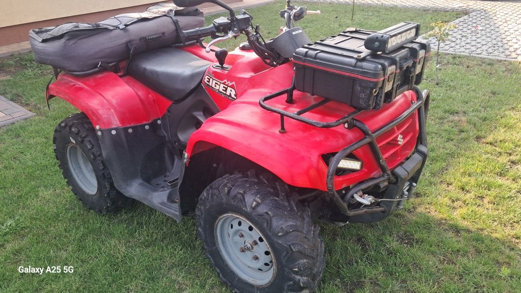 Suzuki Eiger 400 4x4 wyciagarka zadbany 2004 rok! Z tabliczki