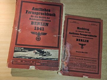 Kaiazka telefoniczna niemiecka dla okregu Poczty Rzeszy Berlin z 1941