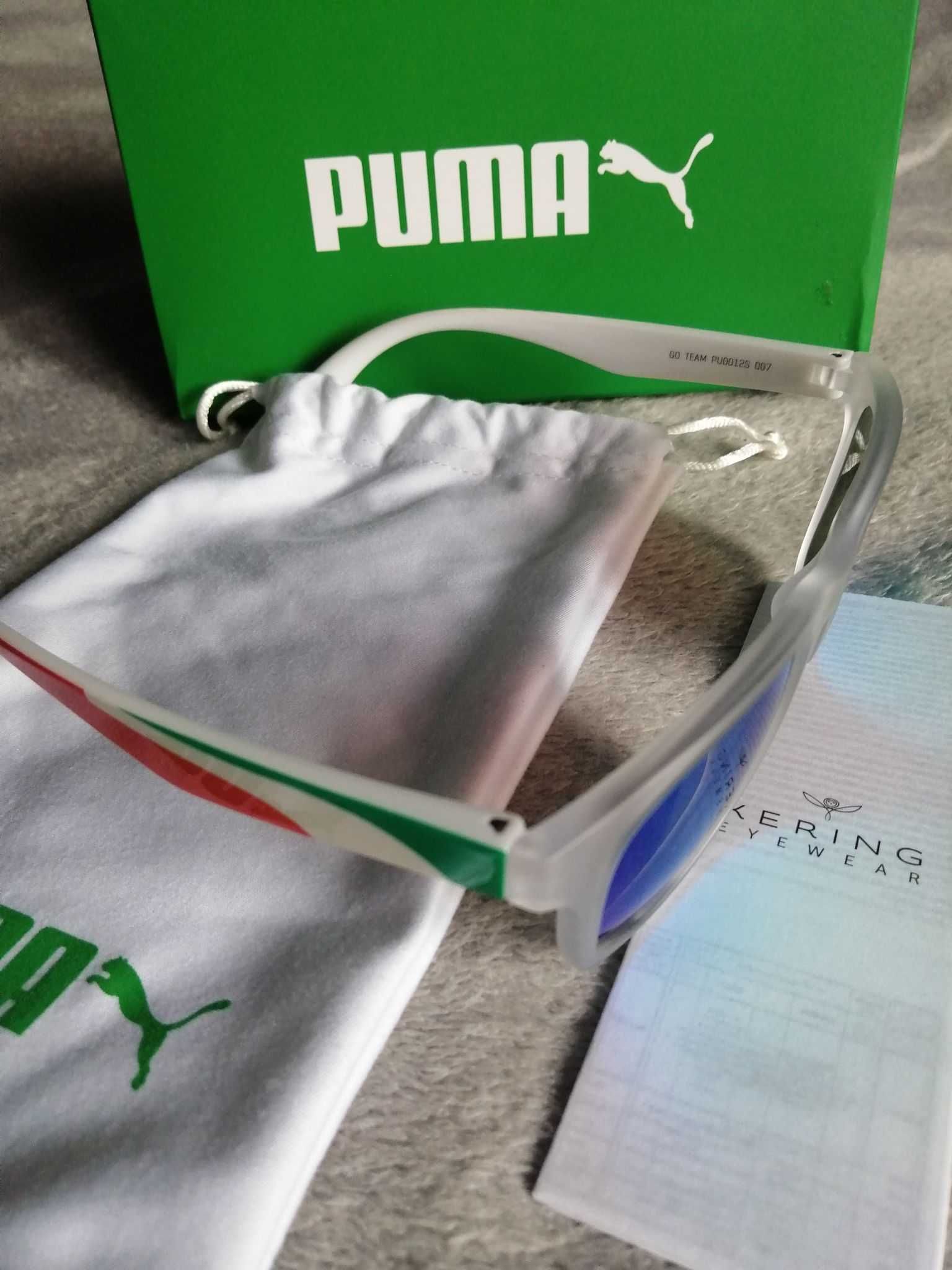 PUMA Nowe Okulary Przeciwsłoneczne z Etui Barwy WŁOCHY Oryginalne