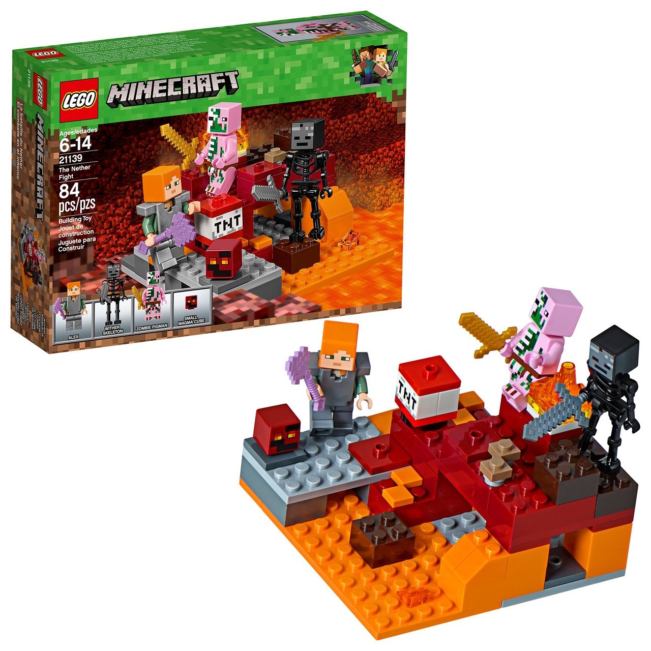 LEGO Minecraft 21145 Арена-череп 21139 Битва в нижньому світі 10188