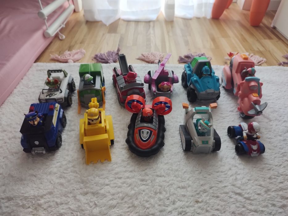 Autko autka psi patrol komplet lub pojedyńcze