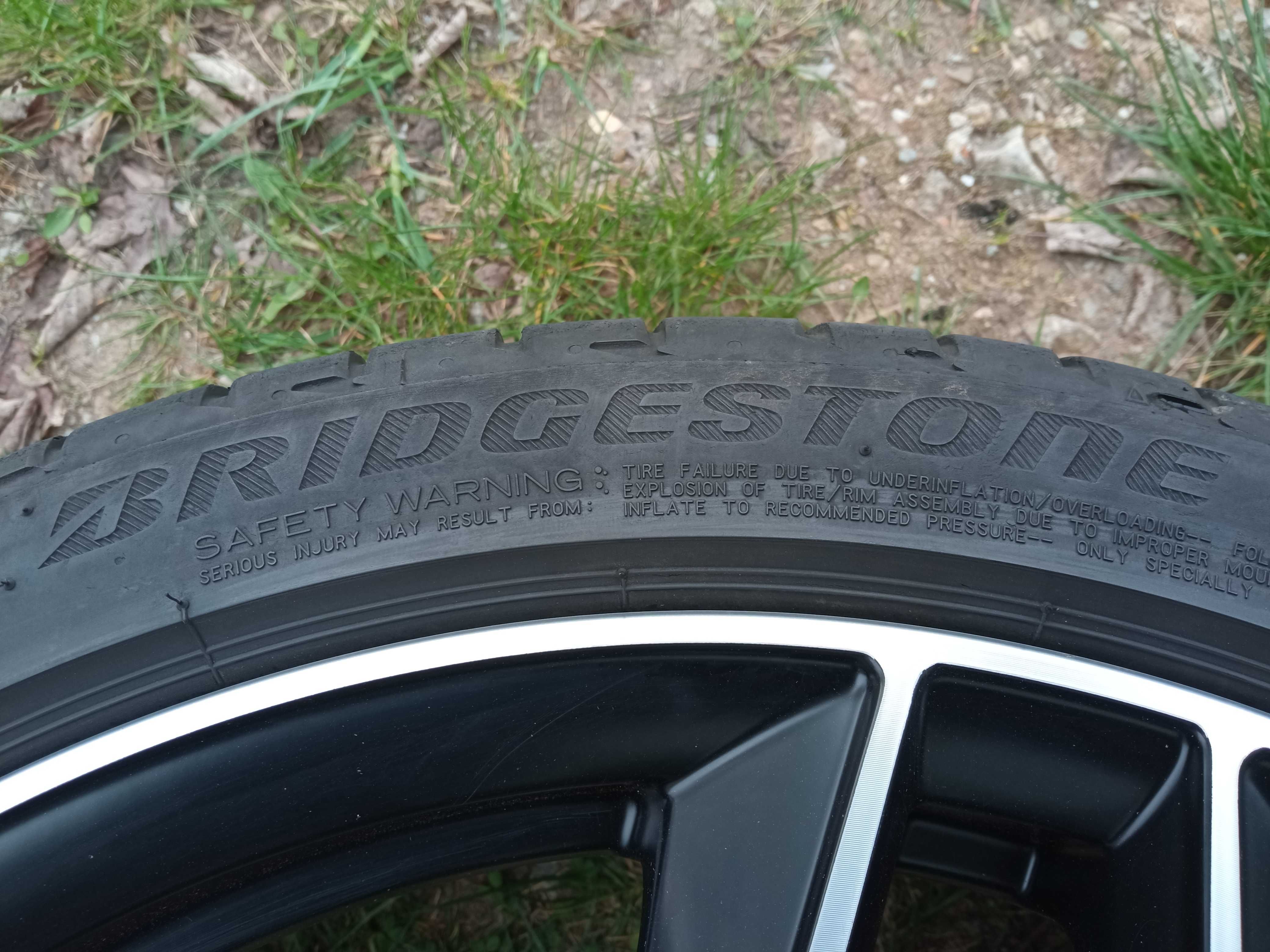 Koła Audi 19cali 5x112 et47 8,5J opony letnie Bridgestone 255/35R19