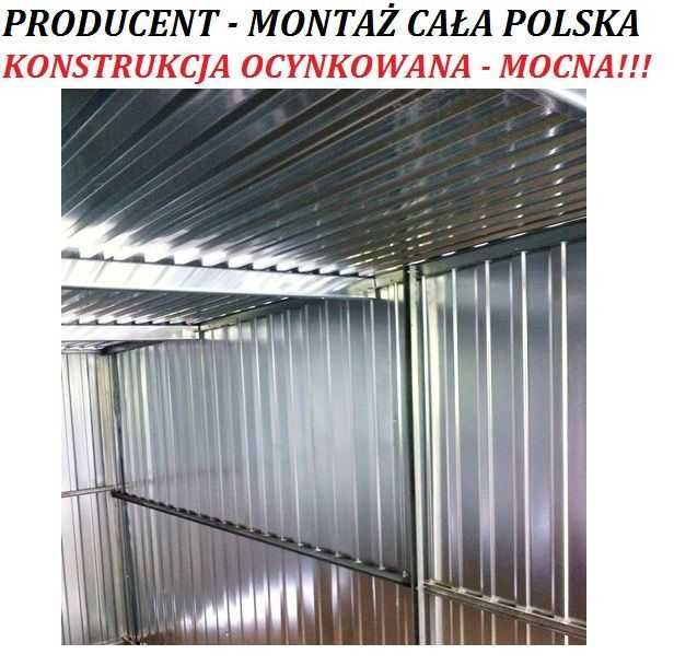 Garaż 3x5 Garaże blaszane WZMOCNIONE Blaszak Blaszaki Cały Kraj RATY