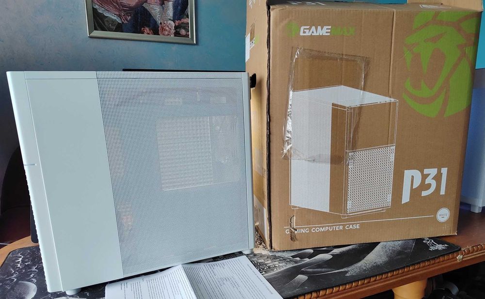 Корпус комп'ютерний GameMax P31 WH (новинка 2025!)