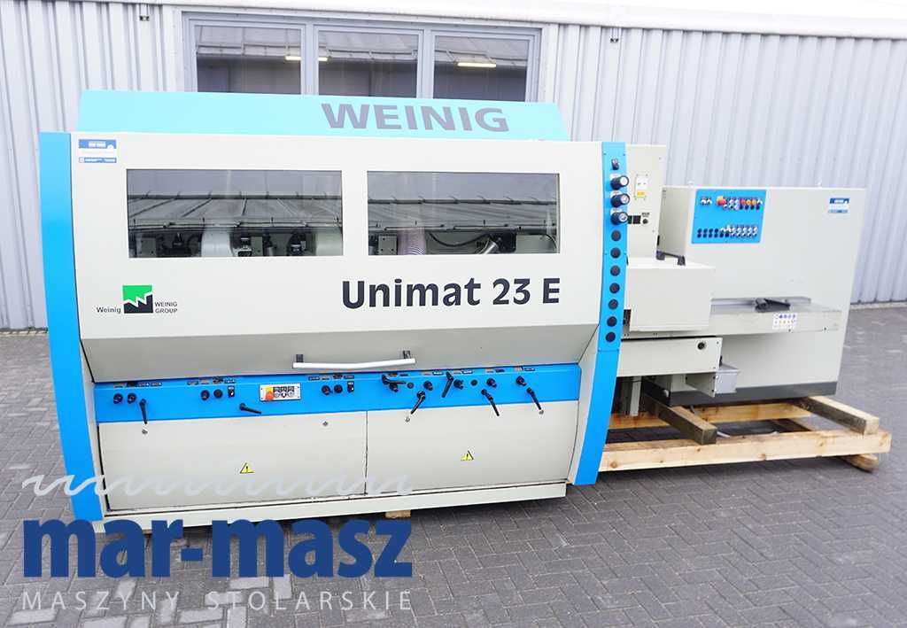 Strugarka czterostronna WEINIG UNIMAT 23E na 6 głowic obrabiarka