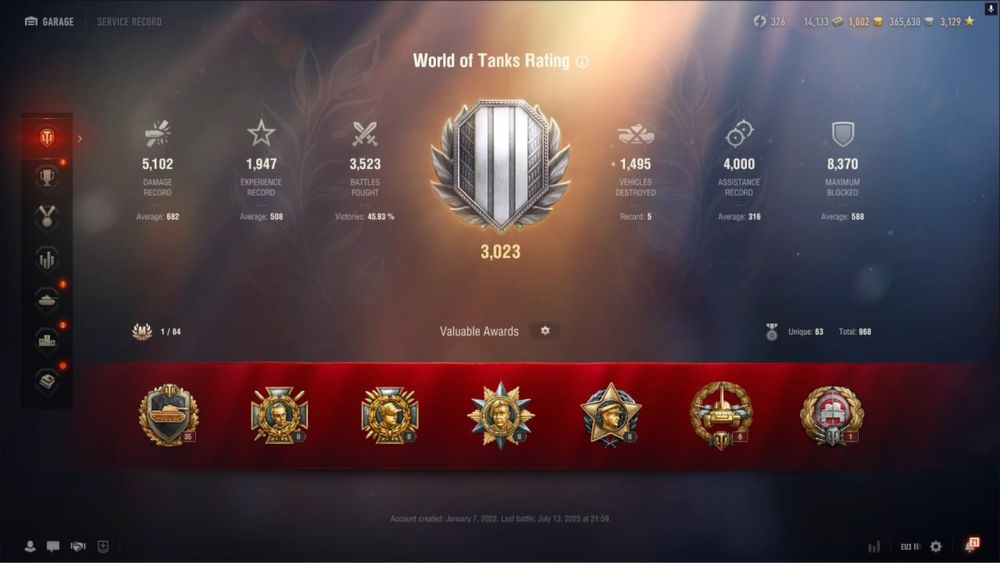 Продам акаунт WOT 10 lvl E100 430U Conqueror 14к бонів