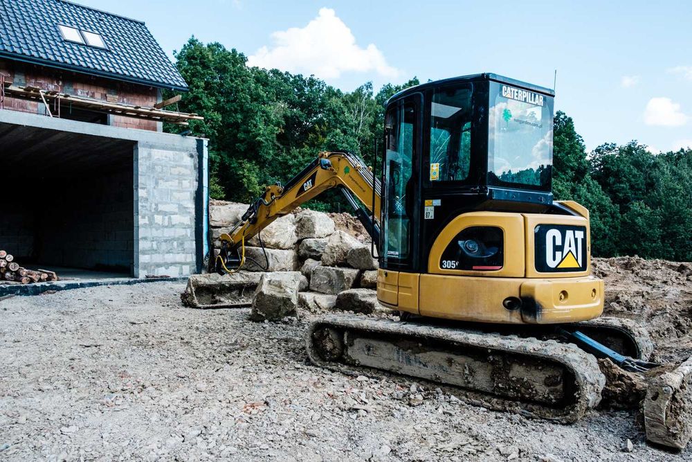 Koparka Caterpillar Cat 305C CR, r. 2007, 3 łyżki, minikoparka