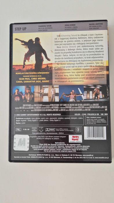 Step Up, film na DVD