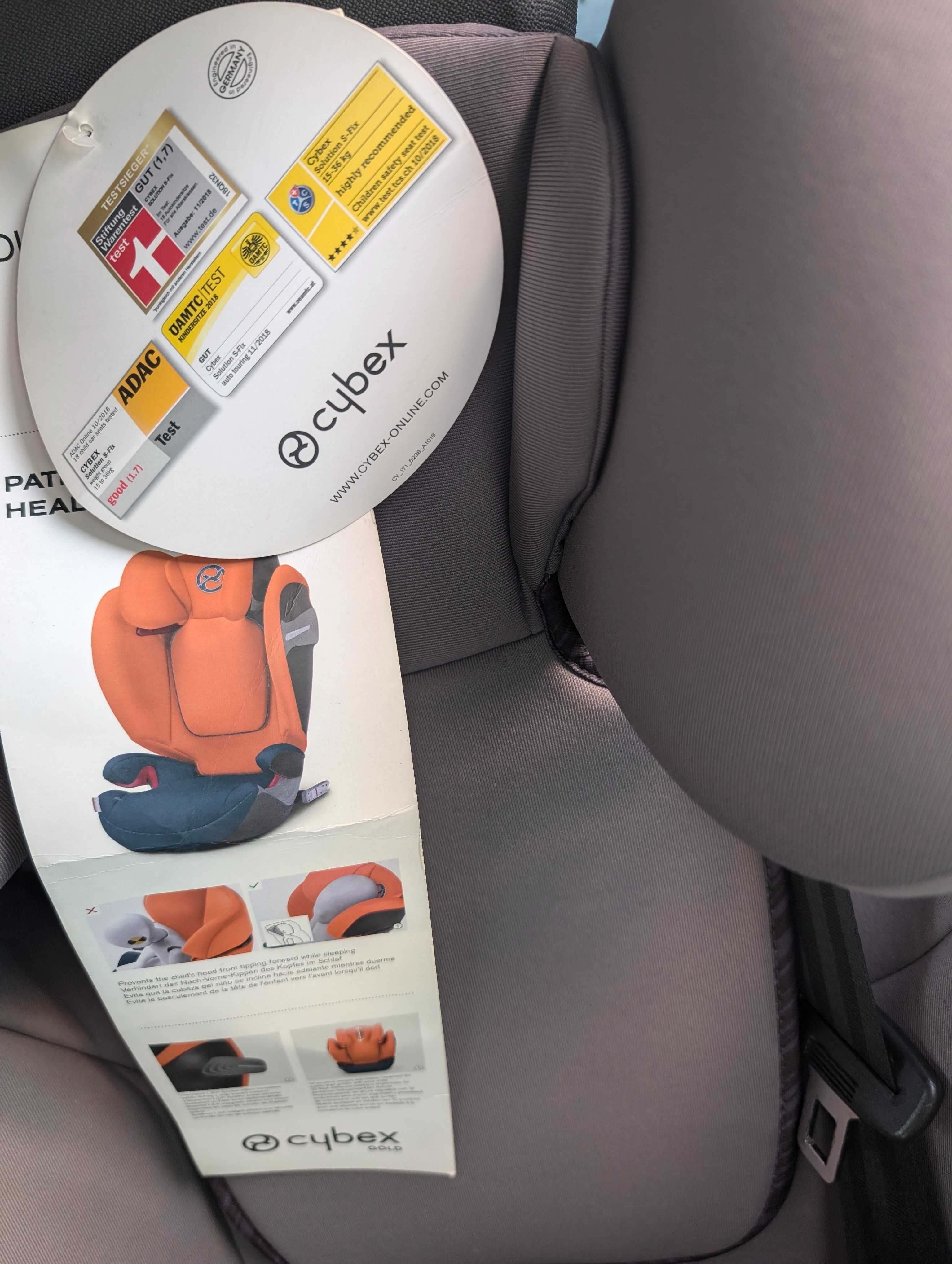 Cadeira Auto - Cybex Gold S-Fix Grupo 2/3 (15-36 kg)
