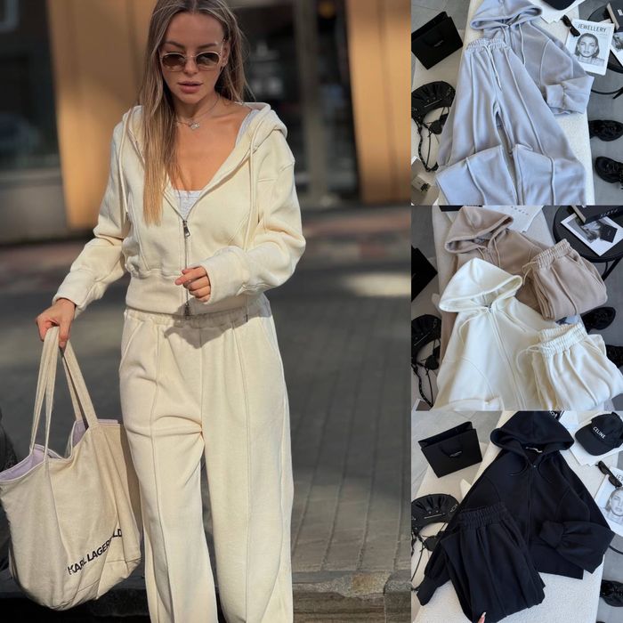 Теплый стильный костюм женский флисовый р.42-48