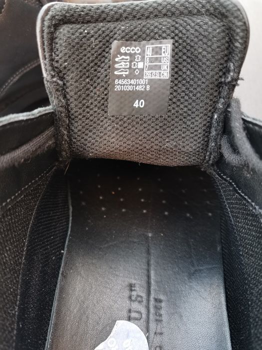 Buty męskie Ecco Gore-tex rozm. 40 (25.5) czarne