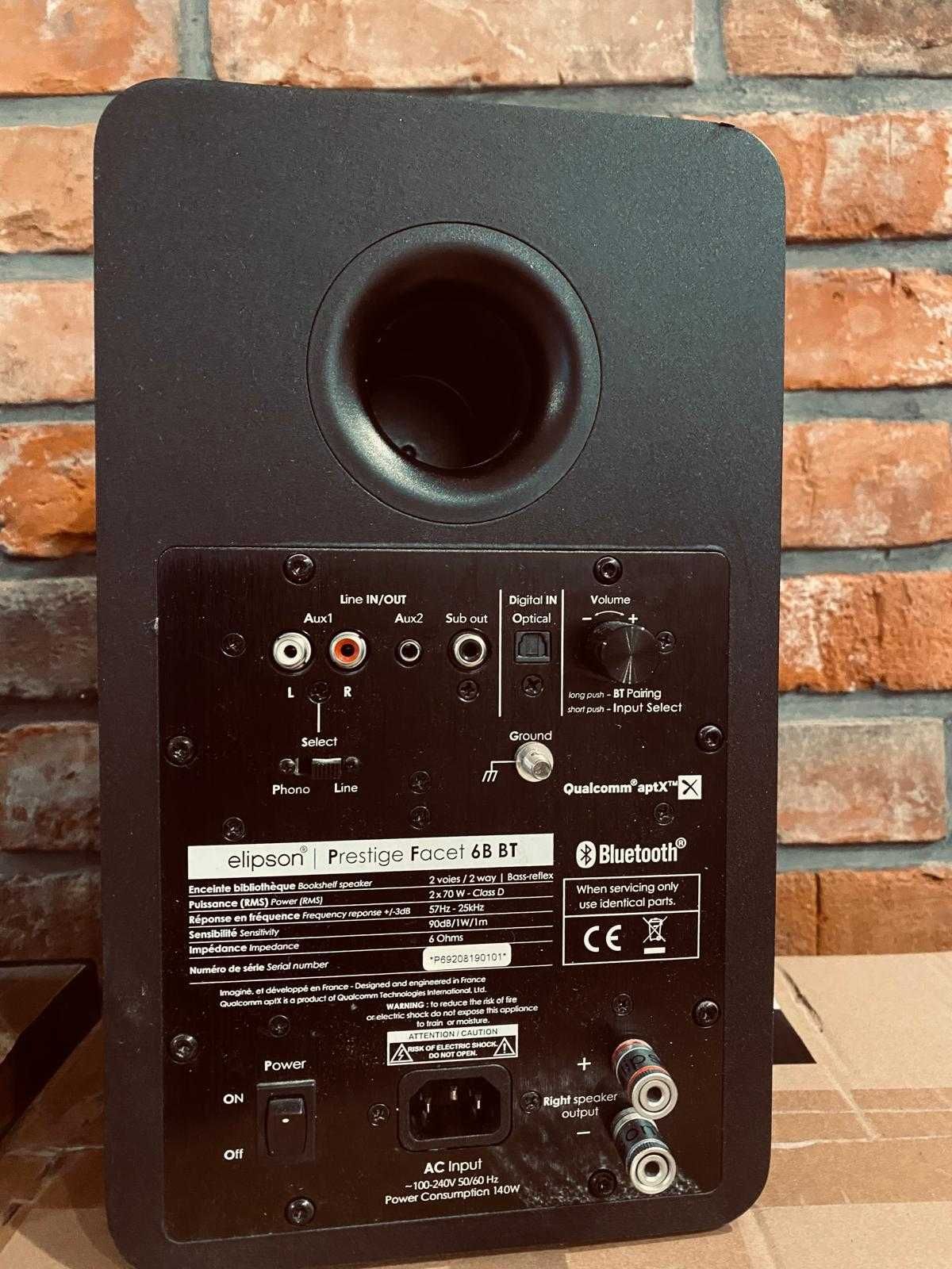 ELIPSON PRESTIGE FACET 6B BT - kolumny bluetooth, głośniki aktywne