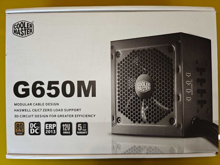 Модульний Блок Живлення Cooler Master 650Вт G650M 80 PLUS Bronze