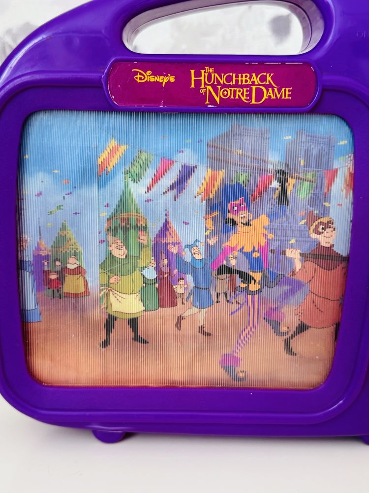 Pozytywka 3D, story book Disney, Dzwonnik z Notre Dame,vintage zabawka