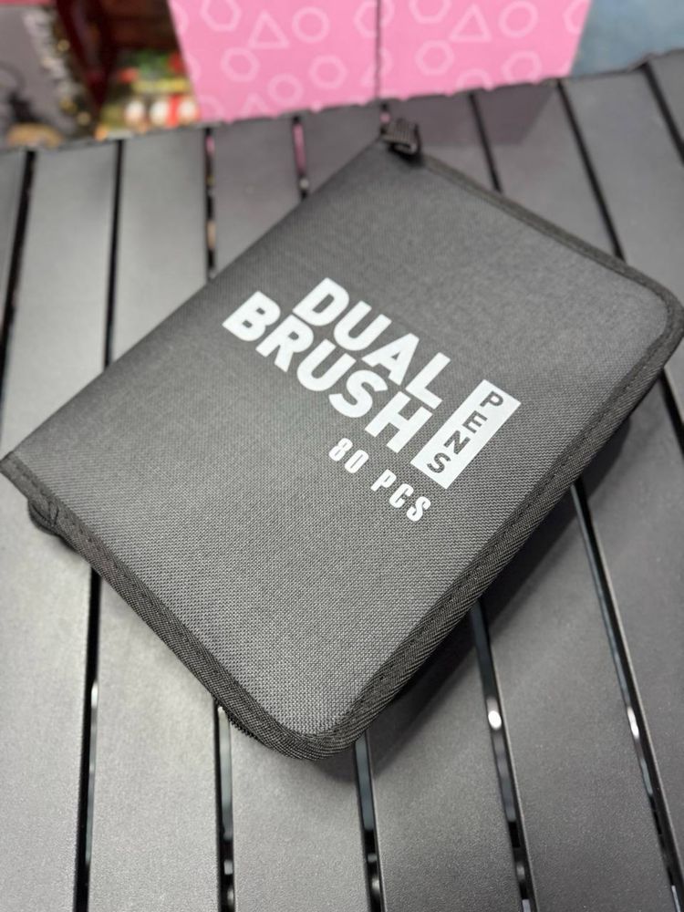 ‼️Маркери‼️акварельні двосторонні Dual Brush 80/100 шт фломастери