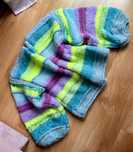 Sweter z Alpaki w paski