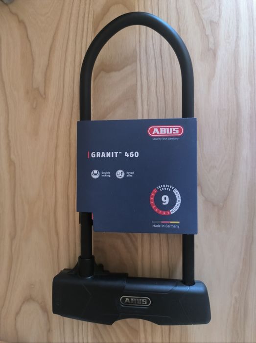 NOWY Abus Granit 460 U-lock Zapięcie zabezpieczenie rowerowe kłódka