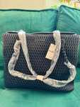 Nowa torba shopper Aldo torebka damska duża a4 pleciona tote bag Black
