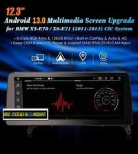 Auto-rádio 10.25"  12.3" android 13 BMW X5 E70 X6 E71 E72