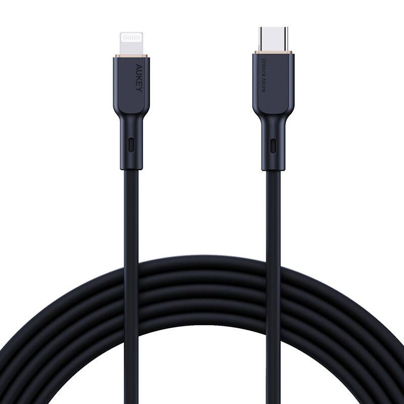 Kabel Usb-C Do Lightning Aukey Cb-Scl1, 27W, 1M (Czarny)