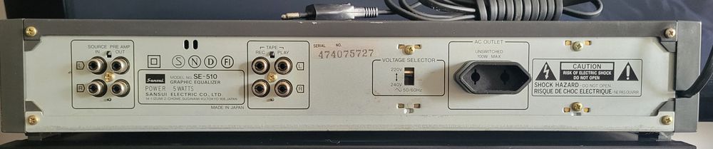 Sansui SE-510 equalizer rzadkość na sprzedaż