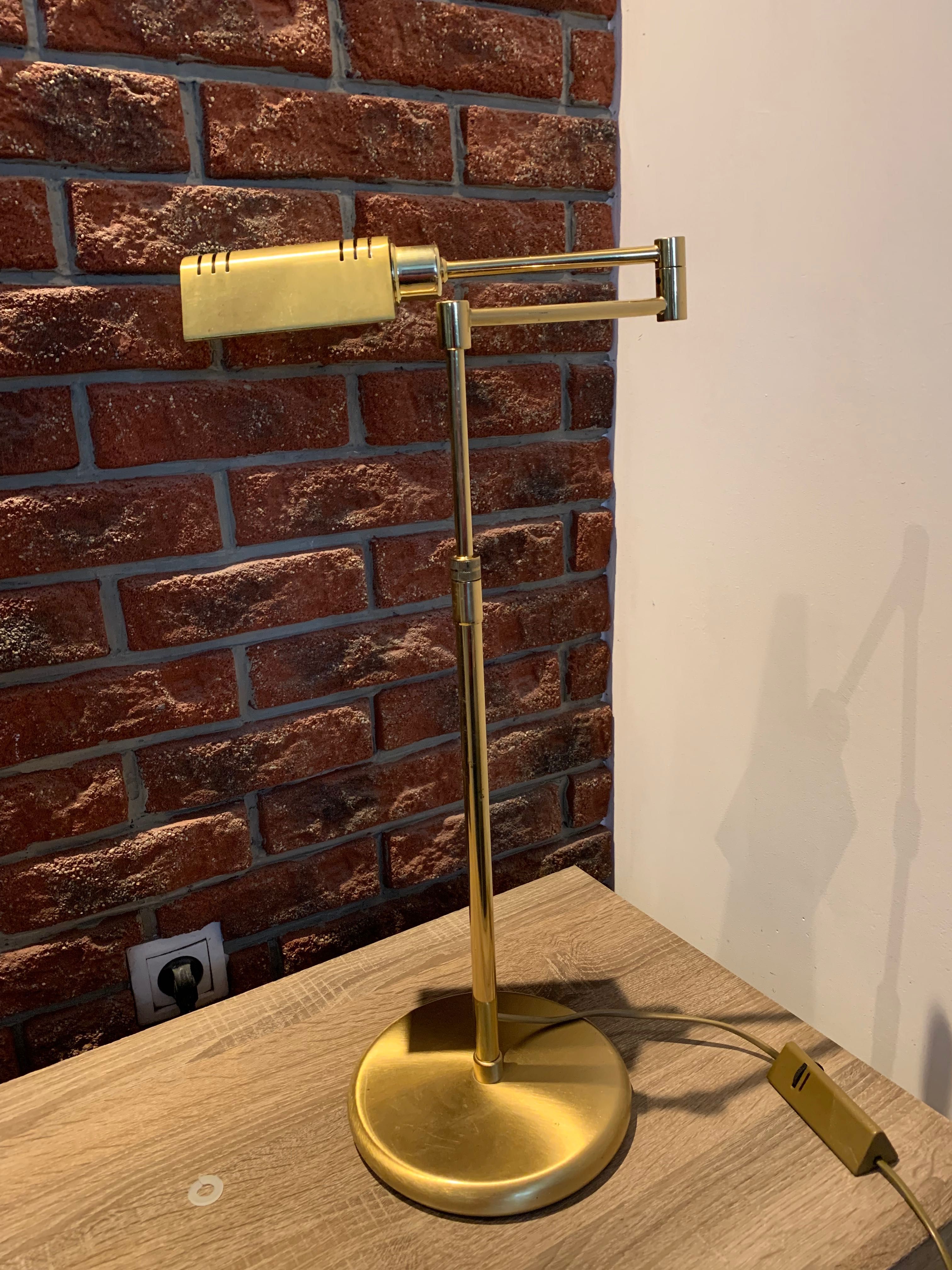 Relco Milano lampa bankierka loft vintage design włoska